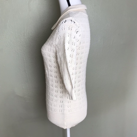 Pins & Needles Pointelle Collar Pullover Size S - Picture 3 of 6